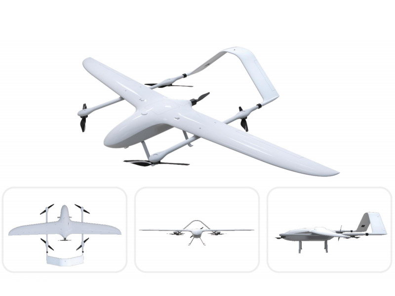 Composite wing drone